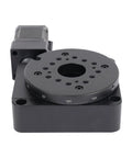 100mm Electric Rotary Stage Pro Grade Motorized Rotation Platform With Stepper Motor And Worm Gear, 45kg Load, top view