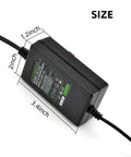 Adjustable 12V DC Fan Power Supply For PC Fans With 100 To 240V AC Input 36W Max Output device dimensions visible