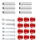 Beefed Up Heavy Duty Steel Plate Bushing Kit For Golf Cart Suspension Front And Rear Spring Bushing With Screws Easy Install