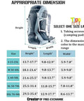 Size guide for Backpack Rain Cover for 15-25L, Waterproof and Breathable, Black Small Size for Hiking, Camping, and Travel