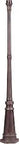 Built Tough Outdoor Cast Aluminum Post In Imperial Bronze, 74-Inch Tall, Bulbs Not Included, Exterior Lamp Post, garden lighting