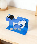 10 Pack 26mm Tape Dispenser Replacement Blades For Industrial Carton Sealers Seamless Refills For Tape Guns Compatible With Most Commercial Dispensers Sharp Durable Cutter Blades For Packaging And Shipping, shown with metal holder