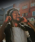 Person enjoying music with USB C Earbuds With Microphone And Remote For iPhone And Android Devices Wired Type C Headphones