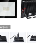 JUDYSSY Security Lights 30W Led Flood Light Outdoor Spotlight Floodlight Refle, Cool，Warm，Warm with adjustable angle and sleek design.