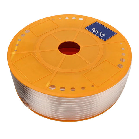Heavy Duty Transparent Polyurethane Air Hose Powers Air Compressor Pneumatic Tools Sander Spray Gun Explosion Proof Flexible Scratch Resistant Tubing 200 Meter Long Is Best Gear For Pro Garage Crew Seeking Hardcore Performance. Coiled spool