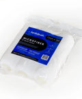 Heavy-Duty 9 Inch Microfiber Woven Paint Roller Covers in a 3-pack, designed for smooth painting on walls and ceilings.