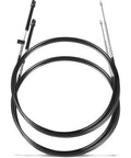 Gen2 2-Pack Boat Throttle And Shift Cables For Mercury MerCruiser Force Outboard Engines, 15 Ft Length, steel materials