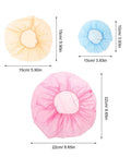 Universal Fire Alarm Covers 96 Pack Elastic Smoke Detector Caps in assorted colors, sizes 10cm, 15cm, 22cm for job site protection.