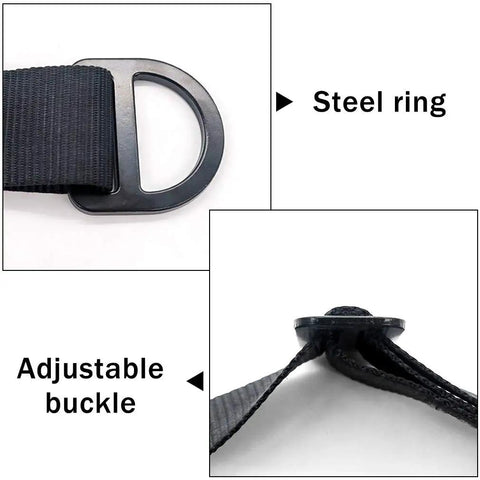 Foot Ascender Loop For Tree Climbing And Arborist Gear Lightweight 224 Grams With 22 KN Break Test Stainless Steel Buckle Detail