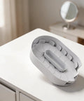 Rotating Condiment And Spice Organizer Turntable For Kitchen And Refrigerator PET Construction With Removable Tray White
