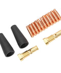 Gasless Flux Core Nozzle Tips Kit For Mig Welders, 15 Piece Set with 0.039 Inch Electrodes, 2 Gasless Nozzles, 2 Brass Diffusers, 11 Copper Tips