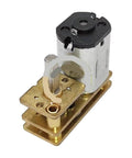 Heavy Duty N20 DC Gearmotor With Ridgy Diddy Metal Reducer Box And Badass 3V 6V 12V Power Delivering 5 To 800Rpm shown with 3x10mm shaft.