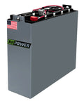 24V Forklift Battery Reconditioned Lead Acid For Electric Forklifts And Industrial Equipment Beefed-Up Heavy Duty Power 12-125-13 Series 36x12 gray battery with cables
