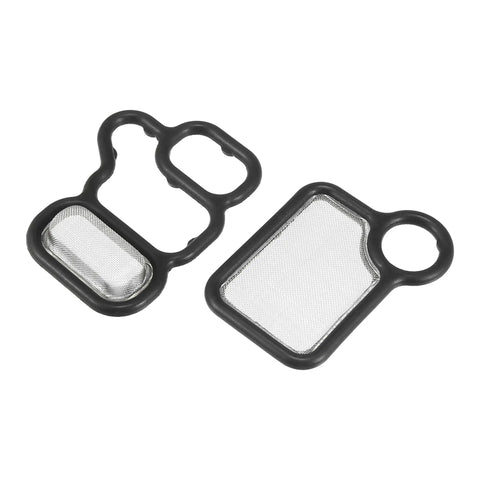 VTEC Solenoid Gasket Spool Valve Filter Screen O Ring Set For Honda CRV Accord Civic Element Fit And Acura RDX RSX TSX Black Pack Of 3 Ready To Install Replacement Parts