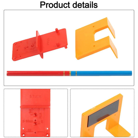 Magnetic Cabinet Hinge Mounting Clamp Pro Grade Heavy Duty ABS Tool components with hinge mounting plate and positioning aid