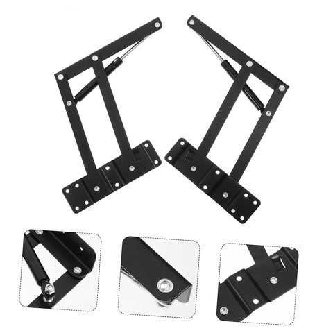 drop leaf hinges for folding furniture, spring-loaded hinge set for cabinets, beds, sofas, lifting doors