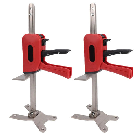 Heavy Duty Manual Cabinet Lifter And Drywall Jack Pair That Handles 330 Pounds Like A Champ While You Shift Carpentry Or Raise Doors Without Breaking A Sweat