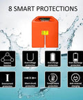 Heavy Duty 24V And 48V LiFePO4 Replacement Battery For Electric Pallet Jacks With Smart BMS Protection showing 8 smart protections
