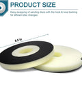 Two Pack 9 Inch Backup Pads With Hook And Loop Backing For Drywall Sanding Discs 150 Grit 15 Disc Set Compatible With Porter Cable