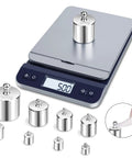 Calibration Weight Kit 1000g Eight Pieces OIML Class M1 High Precision For Digital Scales And Lab Scales with tweezers