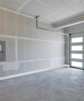Garage wall with Self Adhesive 4 Inch Vinyl Baseboard Molding Peel And Stick Wall Base Cove Trim 40 Feet White Durable Vinyl Molding