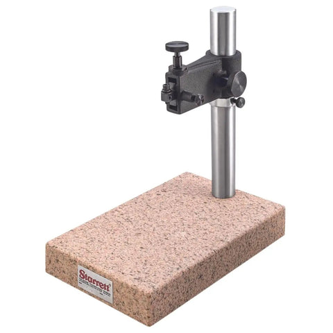Single Pink Crystal Granite Base Comparator Stand Without Indicator Pro Grade Heavy Duty 9.25 Inch Vertical Capacity 8x12 Base