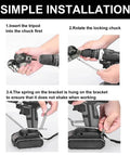 Installation instructions for Electric Drill Plate Cutter Attachment For Sheet Metal Nibbling And Plate Cutting Pro Grade Heavy Duty Metal Nibbler Drill Tool.