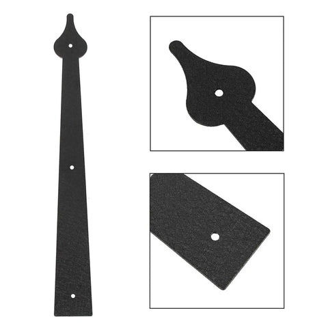 Bulletproof Garage Door Hardware Kit With Decorative Handle And Toughened Steel Hinges smooth damping steel hinge detail.
