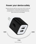 Dual USB Wall Charger Fast Charge Block Two Port Power Cube 2.1A Total For iPhone iPad Samsung Galaxy Pixel Motorola
