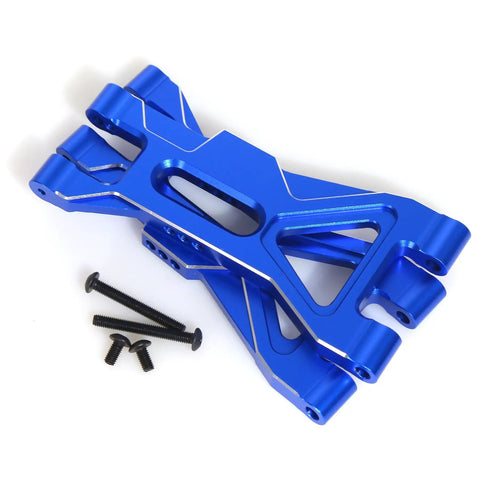Beefed Up Aluminum RC Swing Arm Kit With Front Upper And Lower Suspension Arms For ARRMA Gorgon One-Tenth Scale 4X2 Monster Truck Upgrade Blue