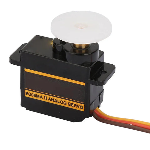 Micro Metal Gear Analog Servo Delivers Dope Coreless Motor Power with compact design for RC robots and helicopters.