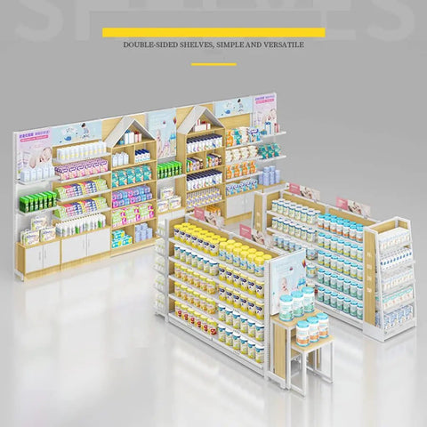 Badass Five Tier Heavy Duty Storage Shelves Metal Shelving Unit With Fully Adjustable Shelves Built Damn Tough For Garage Warehouse Kitchen Storage Rack display of double-sided shelving units with multiple product categories.
