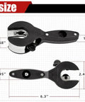 2-In-1 Tubing Cutter With Ratchet Handles For Copper Pipe 1/4 To 7/8 Inch Close Quarters PVC Cutter, Tough Workhorse Build