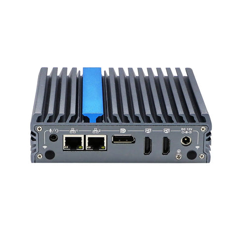 Built Like A Tank Fanless Industrial PC Featuring Intel Celeron J3710 Or J3160 with dual LAN and HDMI ports.