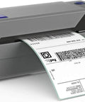 No Sweat Usb Shipping Label Printer Commercial Grade 4x6 Thermal, printing a shipping label with barcodes.
