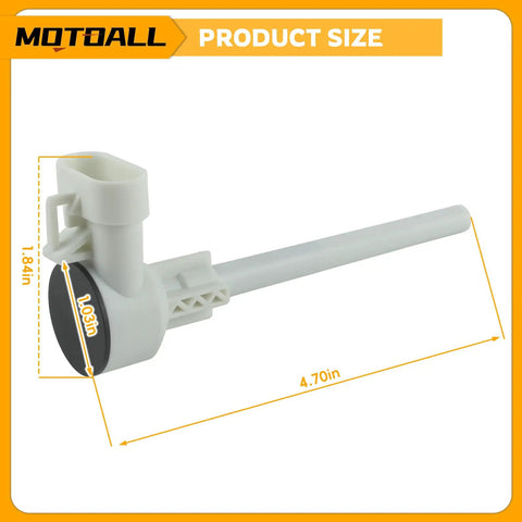 Coolant Level Sensor Replacement with dimensions for Kenworth T680 T880 Peterbilt 579 Trucks Plug In OE Style, KZ359001