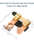 Dimensions of Heavy Duty Knife Blade Battery Disconnect Switch For Car, Truck And RV 12V 24V Top Post Negative Terminal Quick Disconnect Isolator.