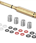 Laser Bore Sight For.22LR.223 Rem.243 And 6mm Rifles brass tool with batteries and O-rings