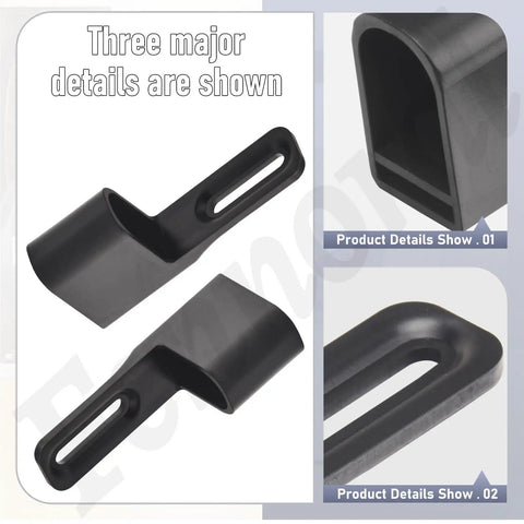 Two Pack Garage Door Sensor Sun Shield Protector Covers For Cham-Berlin 41A5034 820CB And LiftMaster 801CB-P Sensors, Weatherproof Shielding That Keeps Sun Glare And Debris Off, Covers Only No Sensors Included