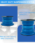 Heavy Duty Front Suspension Helper Springs For 2008 To 2021 Ford F-53 Chassis Upgrade, blue spring detail