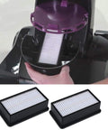 Installation of 2 Pack Filter Set 1008 Replacement for Bissell CleanView Upright Vacuums with post-motor filters shown separately.