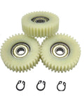 Triple Pack 36T Nylon Planetary Gear Set For E Bike Mid Drive Hubs With 8mm Bearings Replacement Upgrade For Bafang Motors