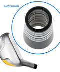 10 Pcs 0.355 Inch Golf Ferrule Set For Ping Callaway PXG Titleist Taylormade Irons And Wedges Tight Fit Plastic Ferrules