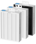 3 Pack True HEPA Filter Replacement For Blueair 500 600 Series Air Purifiers Compatible With 501 503 505 510 550E 555EB