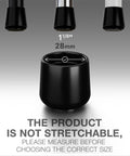 Heavy Duty Rubber Chair Leg Caps Total Game Changer For Hardwood Floors Keep Your Space Looking Crisp Anti Scratch Furniture Foot Covers 1 1/8 inch size measurement