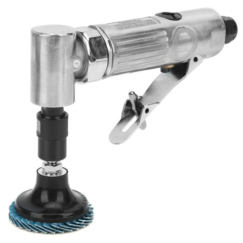 Kickass Pneumatic Die Grinder With 90 Degree Angle Head For Hella Smooth Metal And Wood Deburring Air Powered Rotary Tool used for precision shaping and deburring.