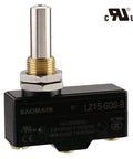 Micro Switch LZ15-GQ8-B 15A 250VAC SPDT Momentary Plunger Limit Switch, UL and CE certified, panel mount with 3 screw terminals