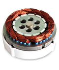 Close-up of Gearless Permanent Magnet Generator 15000W Ultra Quiet Low Speed AC Alternator coil for wind turbines