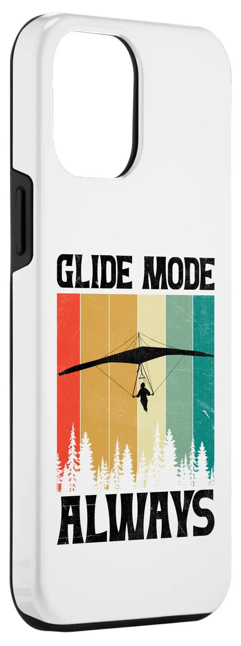 Hang Glider Pilot Case For 15 Plus Retro Glide Mode Always On Flight Vibe Protective Case For Air Sports Enthusiasts Design
