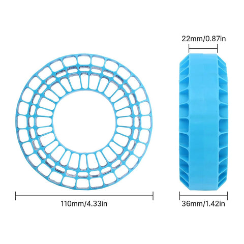 Silicone Rubber Inserts For RC Crawlers 118 To 122 Mm Wheel Tires With 4.75 Inch Outer Diameter Blue Medium Hardness Waterproof
